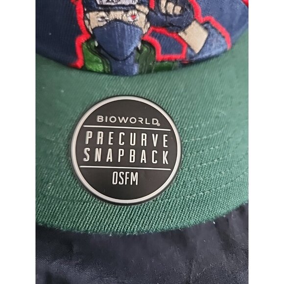 Naruto Kakashi Pre-Curved Bill Snapback - Picture 2 of 6